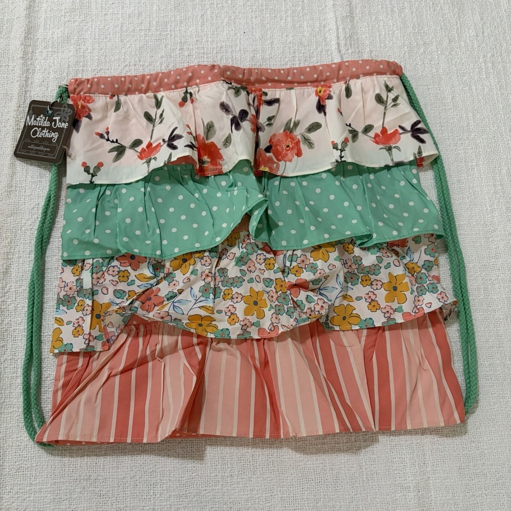 Matilda Jane (Dream Chasers) In the Ruffles Drawstring Backpack NEW Tote School
